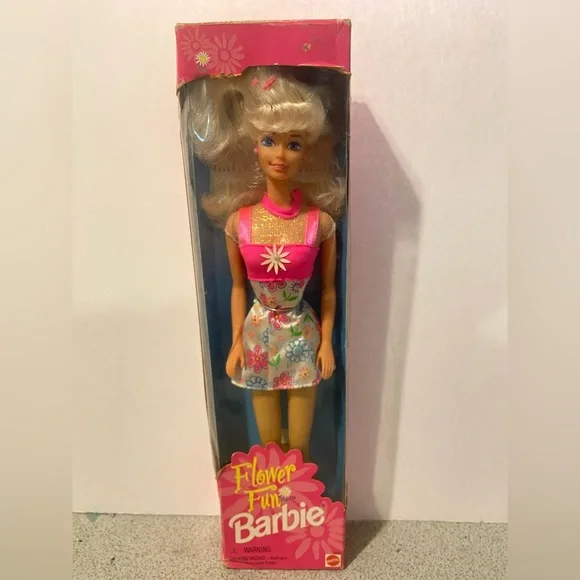 Mattel Toys Nib Flower Fun Barbie Box Is In Rough Shape Poshmark